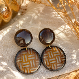 Boucles d'oreilles Clips Tresse Francine Bramli