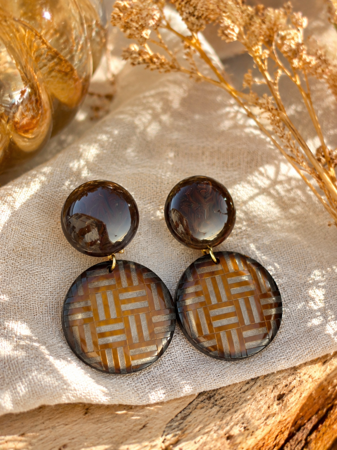 Boucles d'oreilles Clips Tresse Francine Bramli
