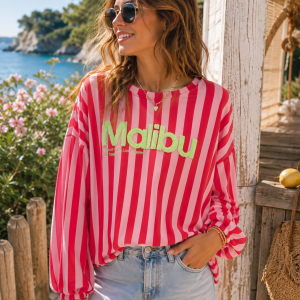 Sweat MALIBU Rouge/rose