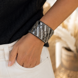 Bracelet manchette Lola argent